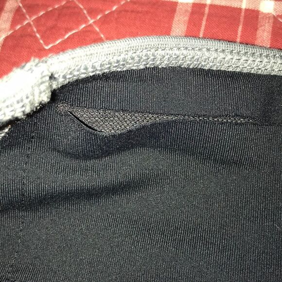 Nike Dri fit grey cropped capris tights workout exercise athletic running pants - Picture 3 of 9